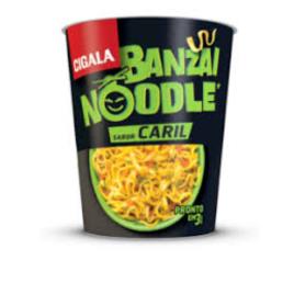 Banzai Noodles Sabor Caril Cigala 67g
