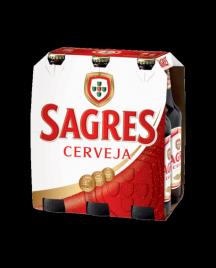 Cerveja Sagres Pack6 33cL