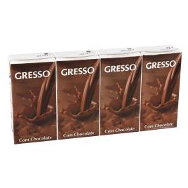 Leite Chocolate Gresso 4x200mL