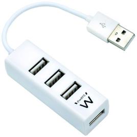 Hub USB  EW1122 Branco
