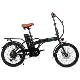 Bicicleta Elétrica You-Ride Amsterdam, Roda 20”, Autonomia 45 km, Preto