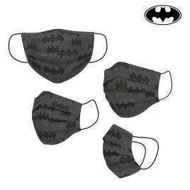 Máscara Higiénica em Tecido Reutilizável Batman Adulto Cinzento