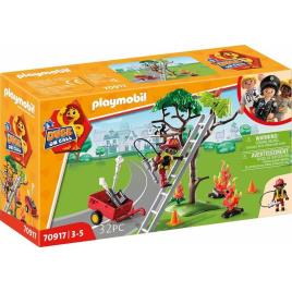 Playset Playmobil Duck on Call Bombeiro Macaco 70917 (32 pcs)