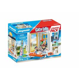 Playset Playmobil City Life Meninos Médico 70818 (57 pcs)