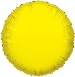 Balão Foil 18' Redondo - Amarelo