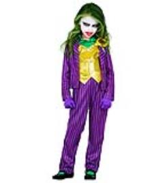 Fato Criança Joker Malvado - 4-5 Anos