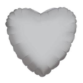 Balão Foil 9' Coração - Prata