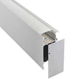 Kit - perfil aluminio newwall para fitas led 2 metros