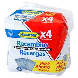 4 recargas anti-humidade  450GR