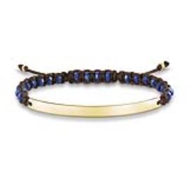 Bracelete Feminino Thomas Sabo Lba0056-892-32 Azul Prata Dourado (19 Cm) (12-19 Cm)
