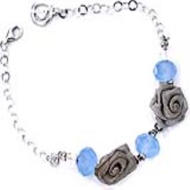 Bracelete Feminino Viceroy 1060p000-23 (19 Cm) Azul Cinzento Prata Esterlina Prateado (19 Cm)