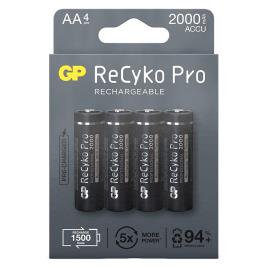 Baterias Recyko Recyko Nimh Aa/mignon 2000mah Pro One Size Black