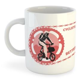 Caneca Cyclists Have Better Legs 325ml One Size White