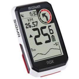 Sigma Computador De Ciclismo Com Kit De Sensor Rox 4.0 One Size White