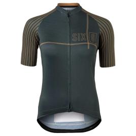 Camisola para Mulher  Comprida Classic Ii Six6 Cinzento para Ciclismo (XL)