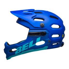 Bell Capacete Downhill Super 3r Mips M Blue Matte / Blue Bright