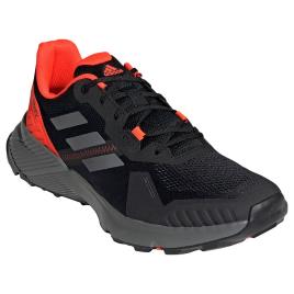 Adidas Tênis Trail Running Terrex Soulstride EU 42 Core Black / Grey Four / Solar Red