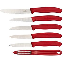 Victorinox Swiss Classic Vegetable Knife Set 6 Pieces One Size Brown / Silver