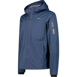 Jaqueta Zip Hood 39a5027m 3XL B. Blue Mel. / Concrete