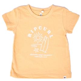Rip Curl Camiseta De Manga Curta Sand And Sun 6-7 Years Light Orange