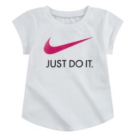 Nike Camiseta Manga Curta Swoosh Lt Just Do It 18 Months White