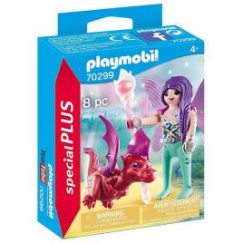 Playmobil Fada Com Dragão Bebê 70299 One Size Multicolor
