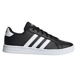 Adidas Trainers Kid Grand Court EU 28 Core Black / Ftwr White / Ftwr White