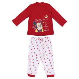 Pijama Minnie 6 Months Red