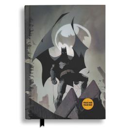 Caderno Dc Comics Batman Batsignal Light One Size Grey