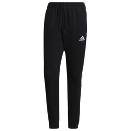 Adidas Calças Essentials Fleece Tapered Cuff 3-stripes L Black / White