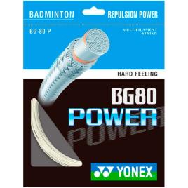 Yonex Badminton Reel String Bg 80 Power 200 M 0.68 mm White