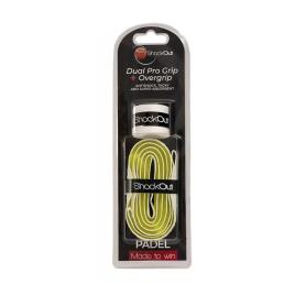 Shockout Padel Grip+overgrip Dual Pro One Size White / Yellow