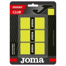 Joma Padel Overgrip Club Cushion 3 Unidades One Size Yellow Fluor