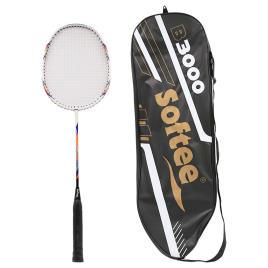 Softee Raquete De Badminton B 3000 Pro One Size White