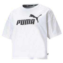 Camiseta Manga Curta Essential Crop Logo M  White