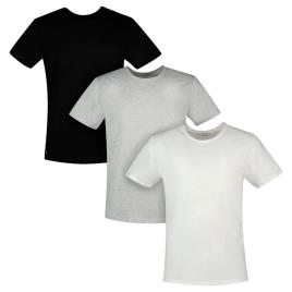 Lacoste Pacote Pijama Camiseta Manga Curta Th3451-00 3 Unidades XL White / Argent Chine / Black