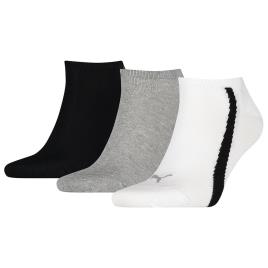 Meias Lifestyle Sneakers 3 Pares EU 43-46 White / Grey / Black