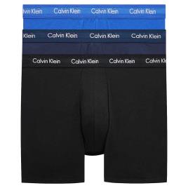 Calvin Klein Underwear Slip 3 Unidades S Black / Cobalt W / Blue