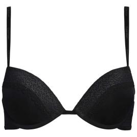 Calvin Klein Underwear Sutiã Plunge Push-up Flirty 80 Black