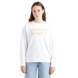 Levi´s ® Suéter Graphic Standard XS Wavy Bw Fill Fleece White