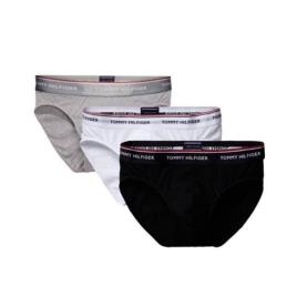 Tommy Hilfiger Underwear Escorregar Premium Essential Stretch 3 Unidades XL Black / White / Grey Heather