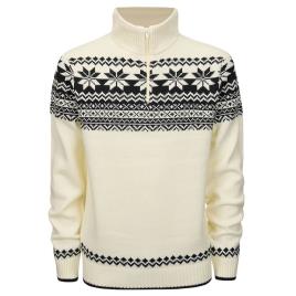 Sweater Pescoço Alto Troyer Norweger 2XL White