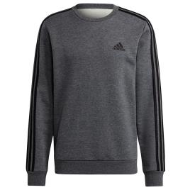 Adidas Suéter 3 Stripes M Dark Grey Heather / Black