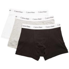 Calvin Klein Underwear Algodão Boxer Stretch 3 Unidades XS Black / White / Grey Heather