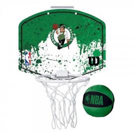 Wilson Set Balón Y Mini Canasta Baloncesto Team Mini Hoop Nba Celtics One Size Multicolour