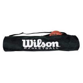Wilson Bolsa Tubo Para Balones De Baloncesto Up To 5 Balls Black / White