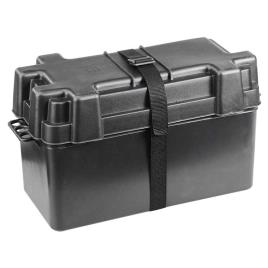 Battery Box Up To 120 Ah 470 x 225 x 255 mm Black