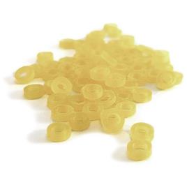 Daiwa Faixas De Isca Elástica N´zon 100 Unidades 2 mm Yellow