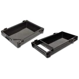 Xi-box Compact Side Drawer Tray 41 x 28.3 x 6 cm Black