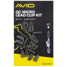 Avid Carp Qc Kit De Pressão De Chumbo Micro One Size Brown / Black